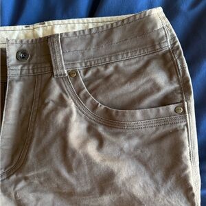 Kühl Men's Brown Straight-Front Pants